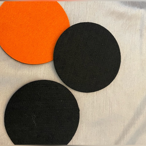 Spiderweb / Halloween wine coasters - set of 3 - Picture 2 of 4